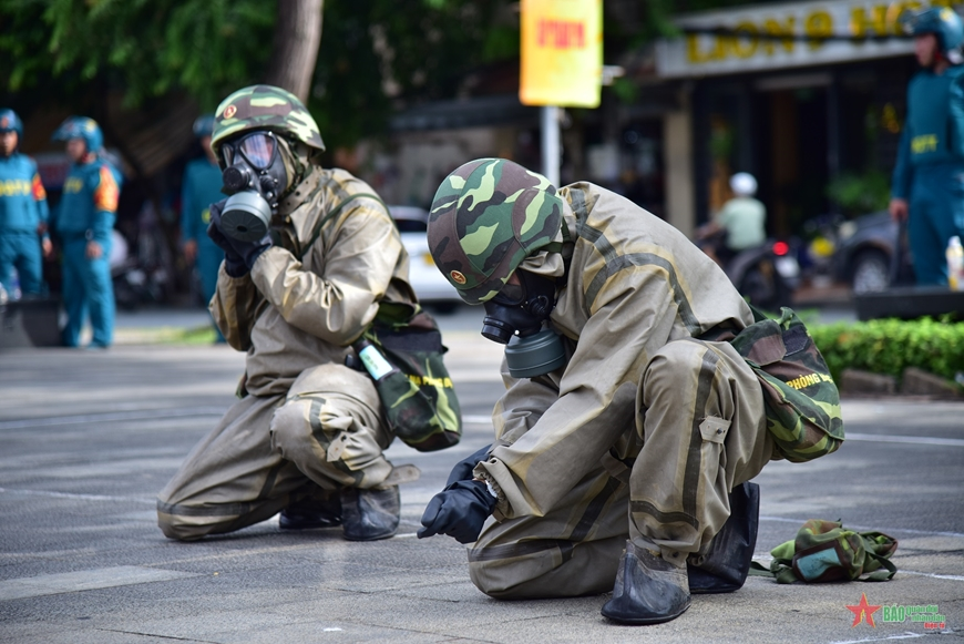 Cần Thơ diễn tập ứng phó sự cố bức xạ và hạt nhân

